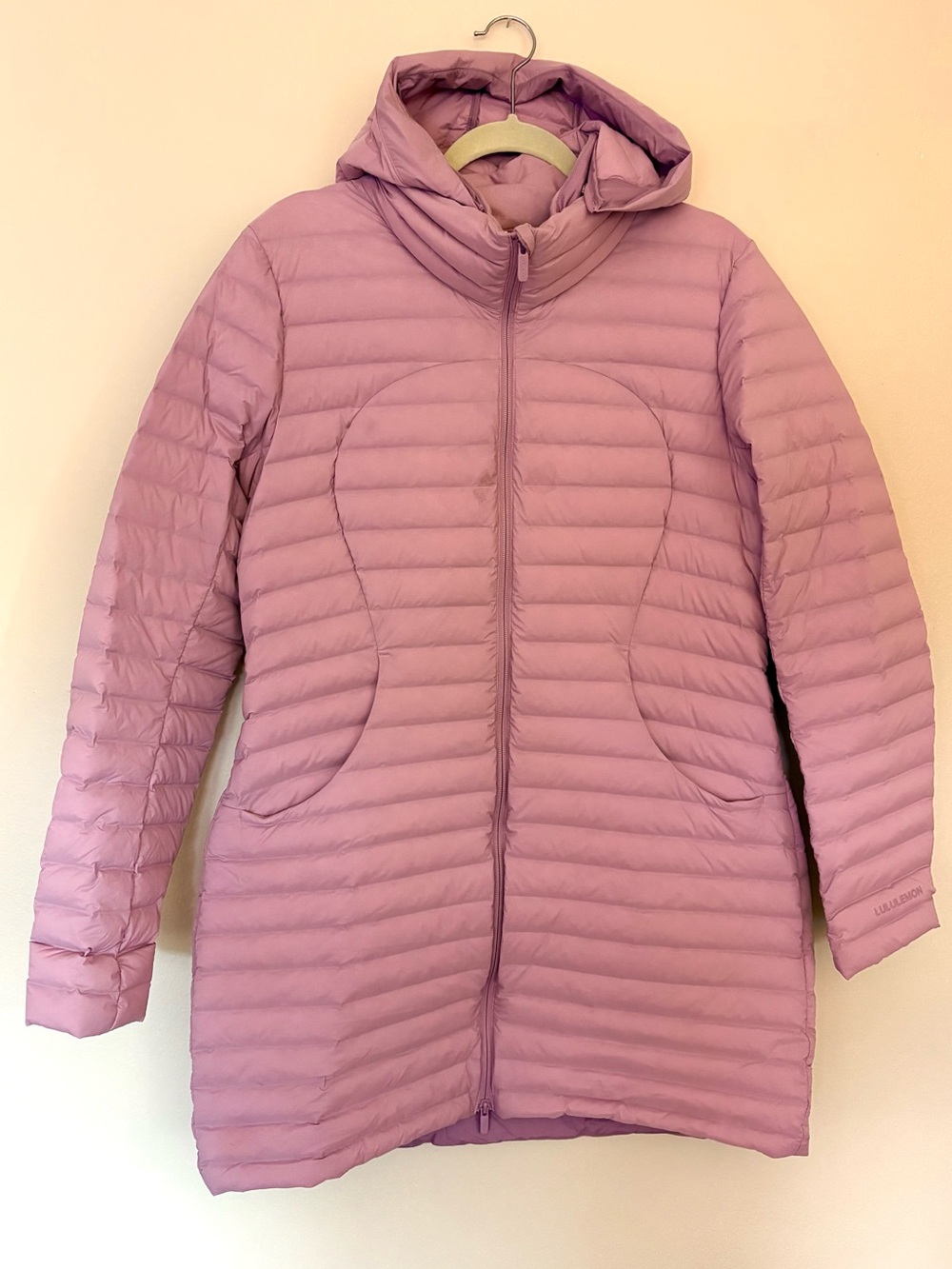 Lululemon Pack It Down Long Jacket
Pink Taupe size 14.